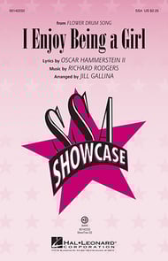 cover I Enjoy Being a Girl SSA choral sheet music cover